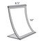 Azar Displays 8.5"W x 14"H Curved Metal Frame 300882 - alternate 2